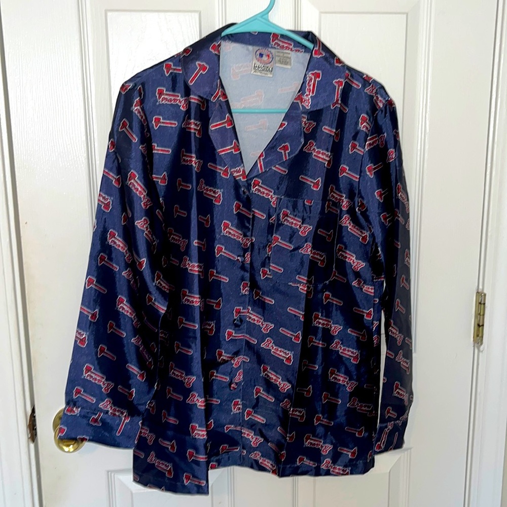 Womens Atlanta Braves Pajama Top